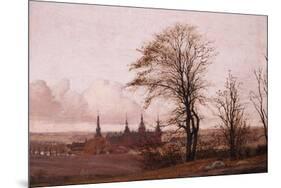 Autumn Landscape. Frederiksborg Castle in the Middle Distance, 1837-1838-Christen Schiellerup Købke-Mounted Giclee Print