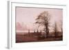 Autumn Landscape. Frederiksborg Castle in the Middle Distance, 1837-1838-Christen Schiellerup Købke-Framed Giclee Print