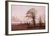 Autumn Landscape. Frederiksborg Castle in the Middle Distance, 1837-1838-Christen Schiellerup Købke-Framed Giclee Print