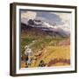 Autumn Landscape; Herbstlandschaft, 1903 (Oil on Cardboard)-Giovanni Giacometti-Framed Giclee Print