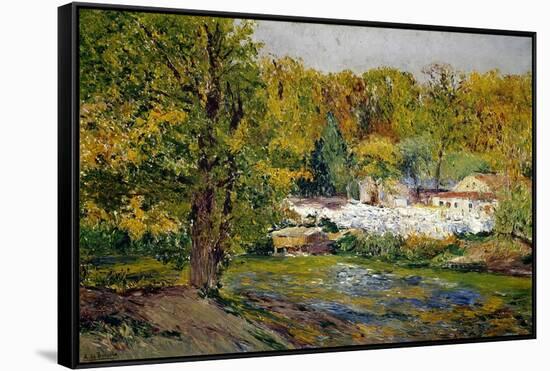 Autumn Landscape (Madrid), 1910-Aureliano De Beruete-Framed Stretched Canvas