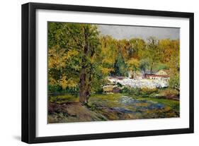 Autumn Landscape (Madrid), 1910-Aureliano De Beruete-Framed Premium Giclee Print