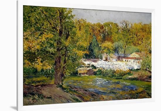 Autumn Landscape (Madrid), 1910-Aureliano De Beruete-Framed Giclee Print