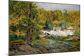 Autumn Landscape (Madrid), 1910-Aureliano De Beruete-Mounted Giclee Print