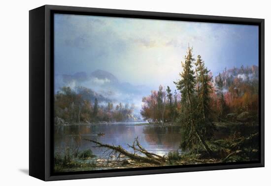 Autumn Landscape, Mid-Late 19th Century-Regis Francois Gignoux-Framed Stretched Canvas