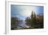 Autumn Landscape, Mid-Late 19th Century-Regis Francois Gignoux-Framed Giclee Print