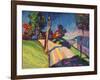 Autumn Landscape, Murnau, 1908-Wassily Kandinsky-Framed Giclee Print