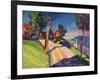 Autumn Landscape, Murnau, 1908-Wassily Kandinsky-Framed Giclee Print