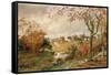 Autumn Landscape, Saugerties, 1886-Jasper Francis Cropsey-Framed Stretched Canvas