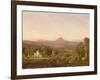 Autumn Landscape, Sugar Loaf Mountain, Orange County, New York, c.1870-75-Jasper Francis Cropsey-Framed Giclee Print