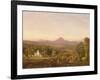 Autumn Landscape, Sugar Loaf Mountain, Orange County, New York, c.1870-75-Jasper Francis Cropsey-Framed Giclee Print