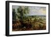 Autumn Landscape with a View of Het Steen in the Early Morning, c.1636-Peter Paul Rubens-Framed Giclee Print