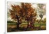 Autumn Landscape with Four Trees-Vincent van Gogh-Framed Art Print