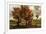 Autumn Landscape with Four Trees-Vincent van Gogh-Framed Premium Giclee Print