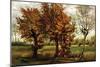 Autumn Landscape with Four Trees-Vincent van Gogh-Mounted Art Print