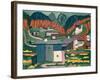 Autumn Landscape with Rifle Range, 1926-Ernst Ludwig Kirchner-Framed Giclee Print