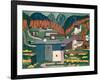 Autumn Landscape with Rifle Range, 1926-Ernst Ludwig Kirchner-Framed Giclee Print