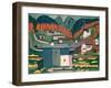 Autumn Landscape with Rifle Range, 1926-Ernst Ludwig Kirchner-Framed Giclee Print