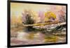 Autumn Landscape With Snow And The River-balaikin2009-Framed Art Print