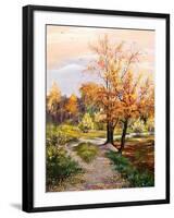 Autumn Landscape-balaikin2009-Framed Art Print