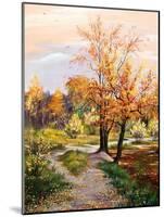 Autumn Landscape-balaikin2009-Mounted Art Print