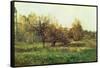 Autumn Landscape-Charles-Francois Daubigny-Framed Stretched Canvas