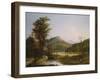 Autumn Landscape-Thomas Birch-Framed Giclee Print