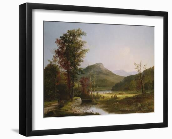 Autumn Landscape-Thomas Birch-Framed Giclee Print