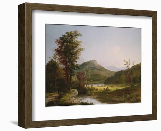 Autumn Landscape-Thomas Birch-Framed Giclee Print
