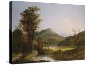 Autumn Landscape-Thomas Birch-Stretched Canvas