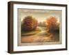 Autumn Lane I-Michael Marcon-Framed Art Print