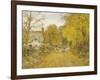 Autumn Lane-Edward Wilkins Waite-Framed Giclee Print