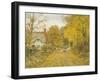 Autumn Lane-Edward Wilkins Waite-Framed Giclee Print