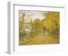 Autumn Lane-Edward Wilkins Waite-Framed Giclee Print