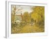 Autumn Lane-Edward Wilkins Waite-Framed Giclee Print