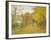 Autumn Lane-Edward Wilkins Waite-Framed Giclee Print