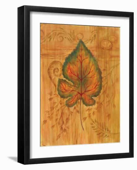 Autumn Leaf II-Marcia Rahmana-Framed Art Print