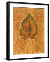 Autumn Leaf II-Marcia Rahmana-Framed Art Print