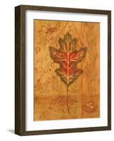 Autumn Leaf IV-Marcia Rahmana-Framed Art Print