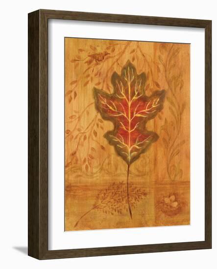 Autumn Leaf IV-Marcia Rahmana-Framed Art Print