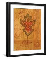 Autumn Leaf IV-Marcia Rahmana-Framed Art Print