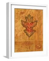 Autumn Leaf IV-Marcia Rahmana-Framed Art Print