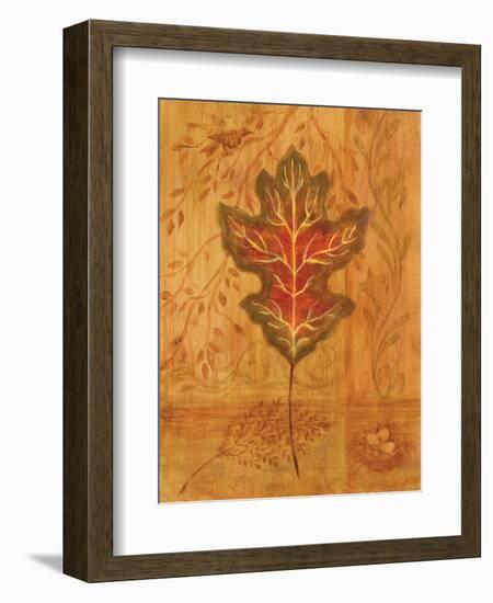 Autumn Leaf IV-Marcia Rahmana-Framed Art Print