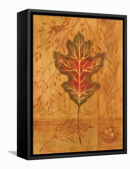 Autumn Leaf IV-Marcia Rahmana-Framed Stretched Canvas