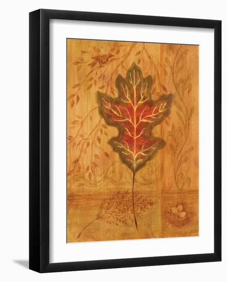 Autumn Leaf IV-Marcia Rahmana-Framed Premium Giclee Print