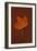 Autumn Leaf On Rust-Den Reader-Framed Photographic Print