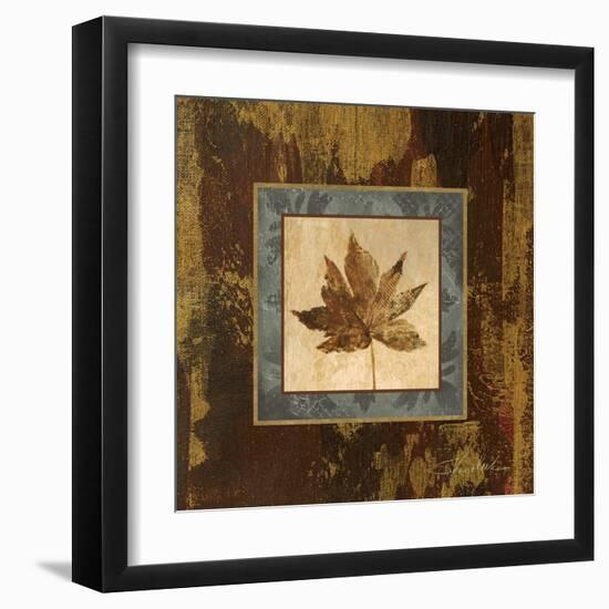 Autumn Leaf Square IV-Silvia Vassileva-Framed Art Print