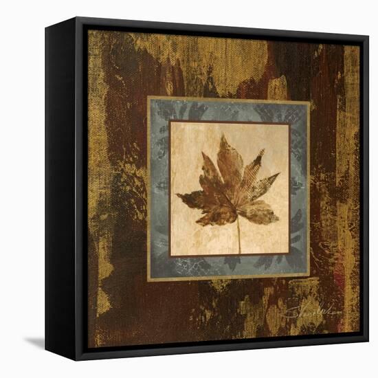 Autumn Leaf Square IV-Silvia Vassileva-Framed Stretched Canvas