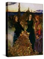 Autumn Leaves, 1856-John Everett Millais-Stretched Canvas