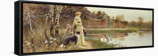 Autumn Leaves, 1895-Thomas James Lloyd-Framed Stretched Canvas